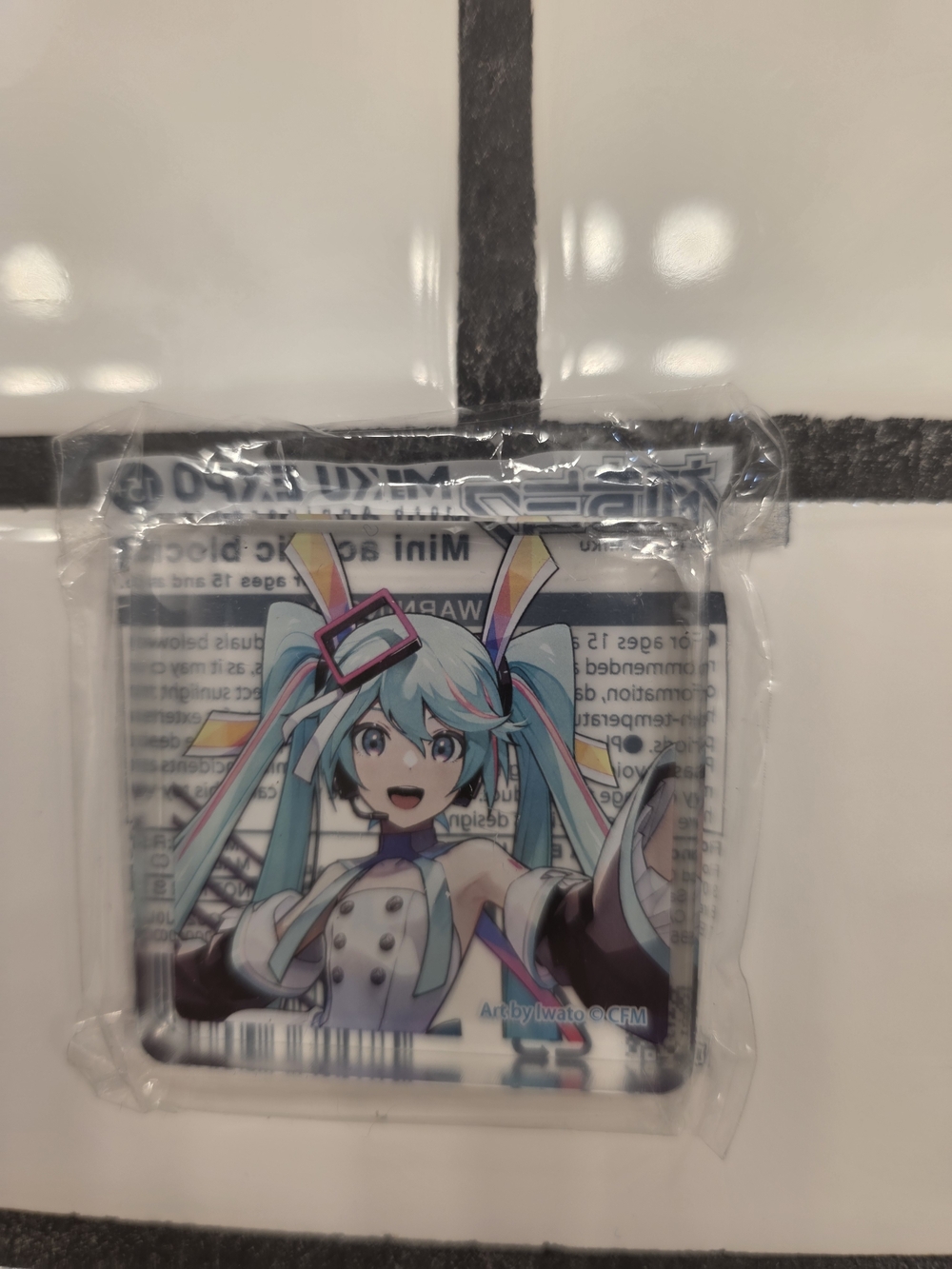 Hatsune Miku Miku Expo 10th Anniversary Mini Acrylic Block exclusive from Round